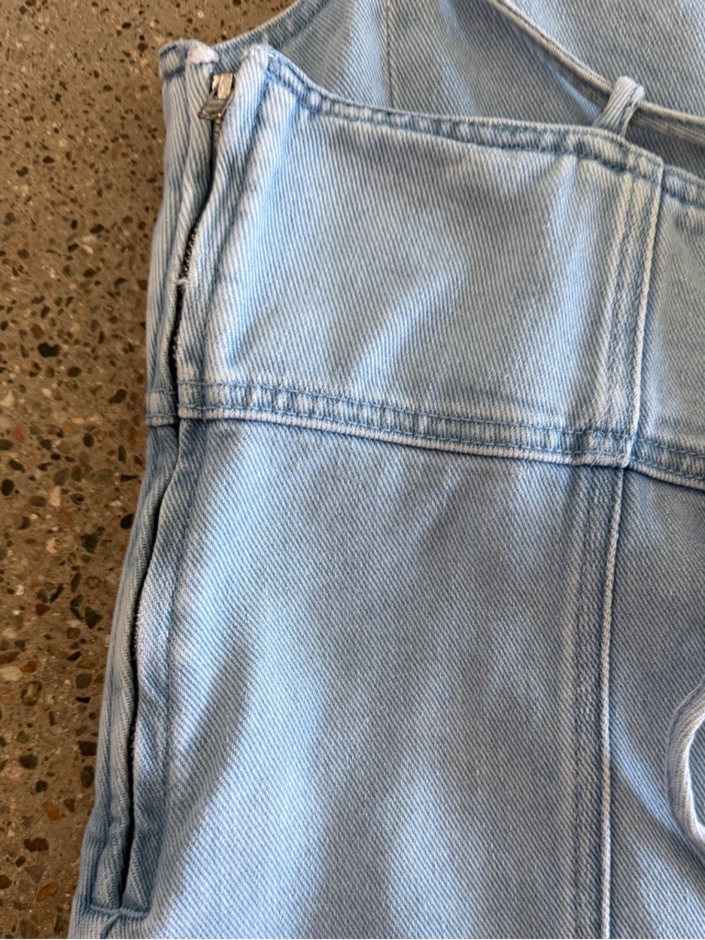 Treasure & Bond Blue Denim Midi Sundress - Picture 8 of 9